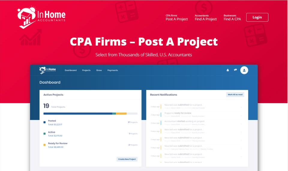 In home accountants professional services marketplace - Omnyfy multi-vendor marketplace platform