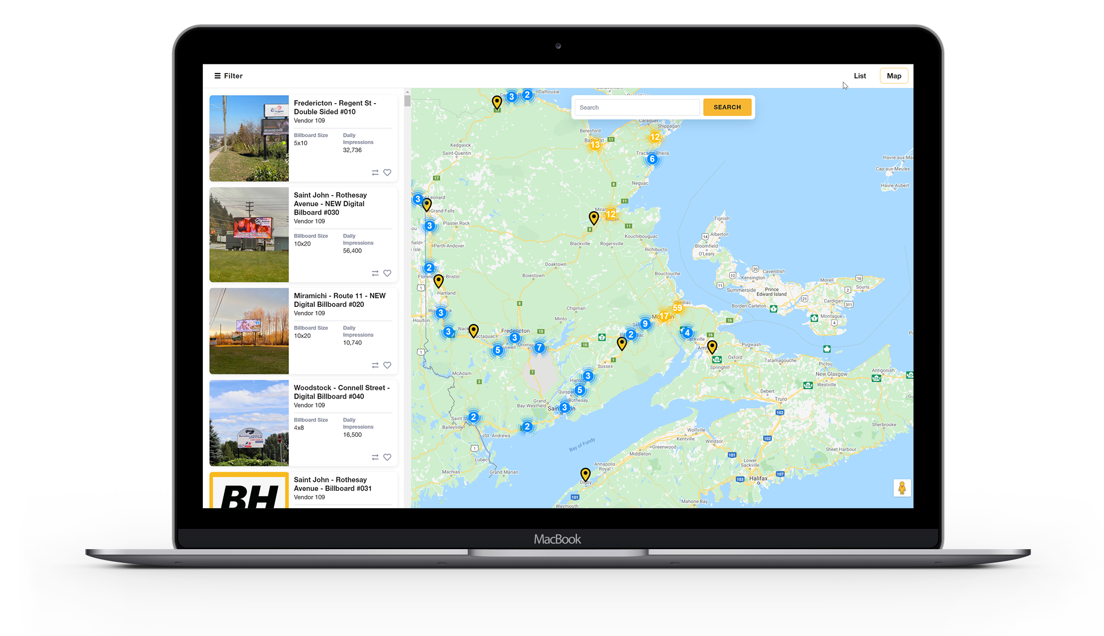 Google Maps Product Catalogues